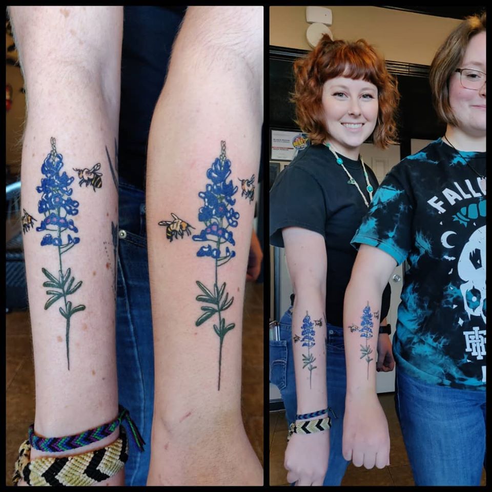 Old Glory Tattoos - Bluebonnet by Shara | Facebook
